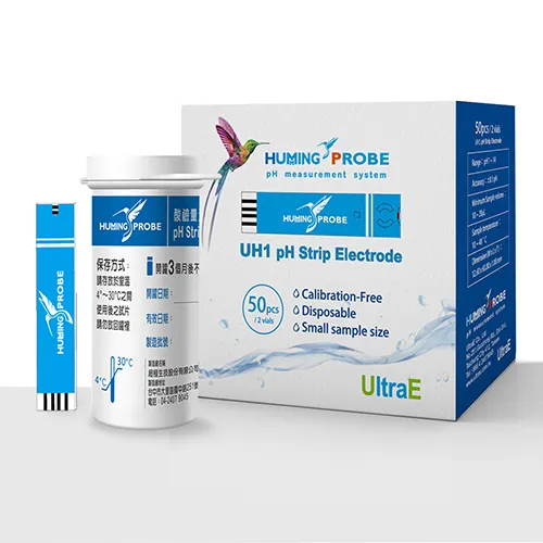 The outer packaging of the calibration-free micro disposable pH electrode/Humming Probe pH electrode UH1//UltraE  