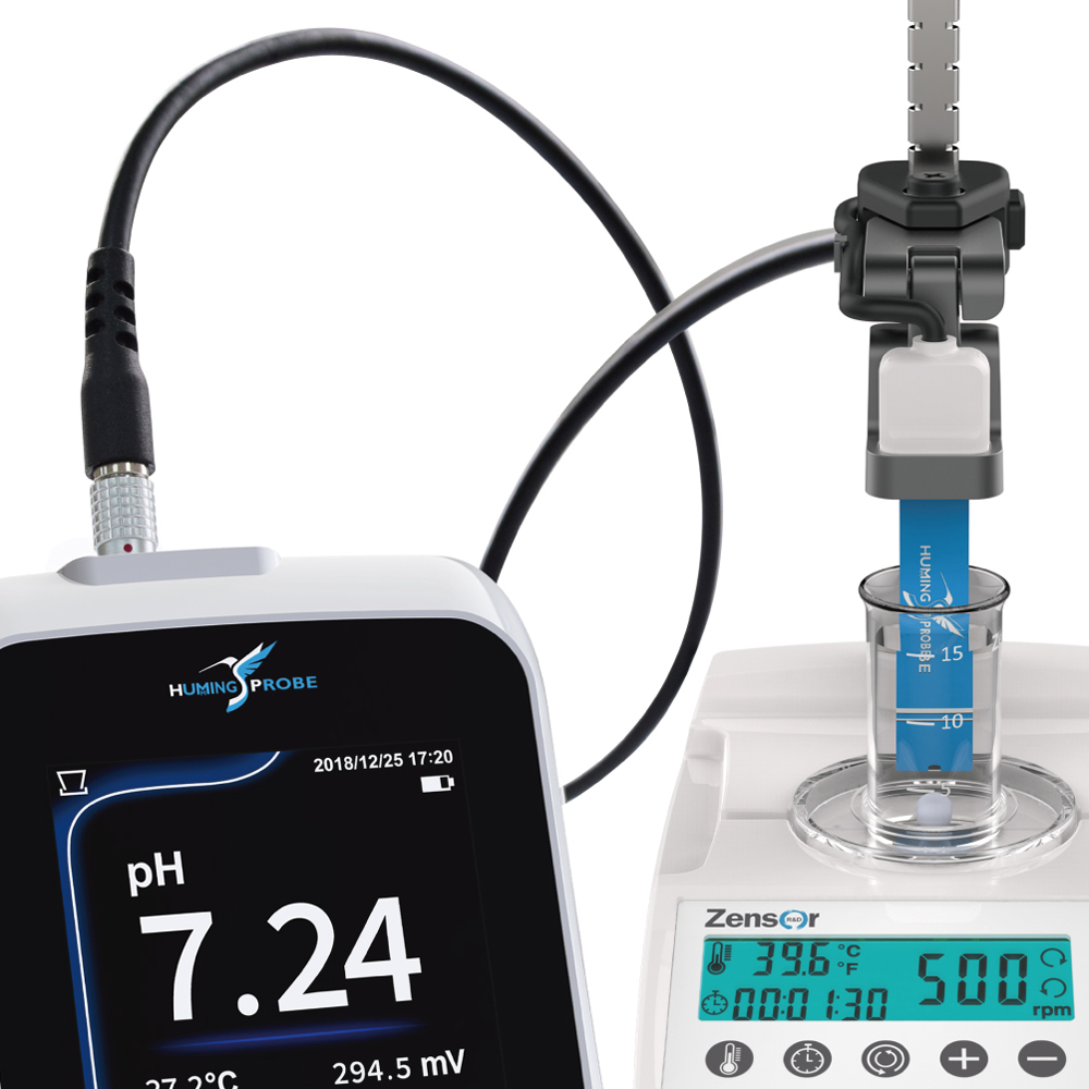 免校正微量拋棄式pH酸鹼檢測電極/蜂鳥探針電極的使用方法/Humming Probe UH1/超極生技UltraE