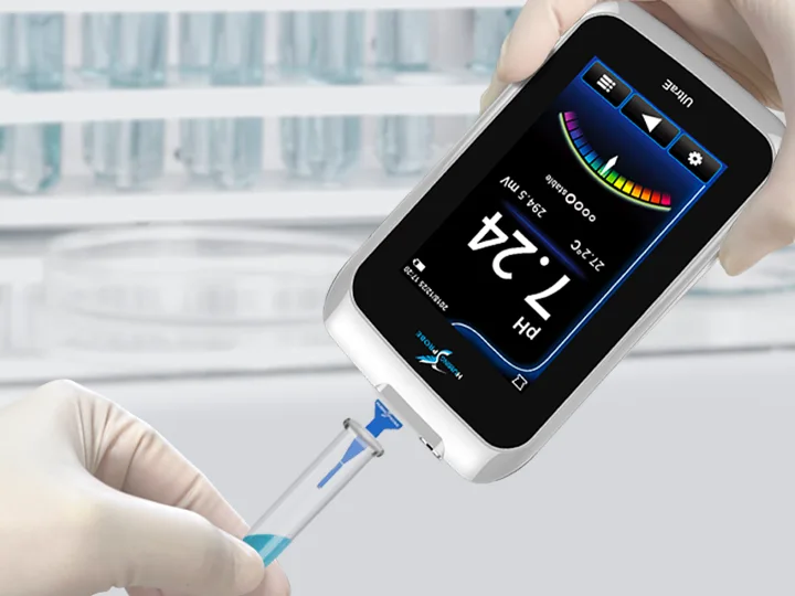 The calibration-free disposable pH electrode for gas/Humming Probe pH electrode for gas has a ultra small size slim electrode,can be put in narrow channels to test gas pH/Humming Probe UH2-Gas/UltraE