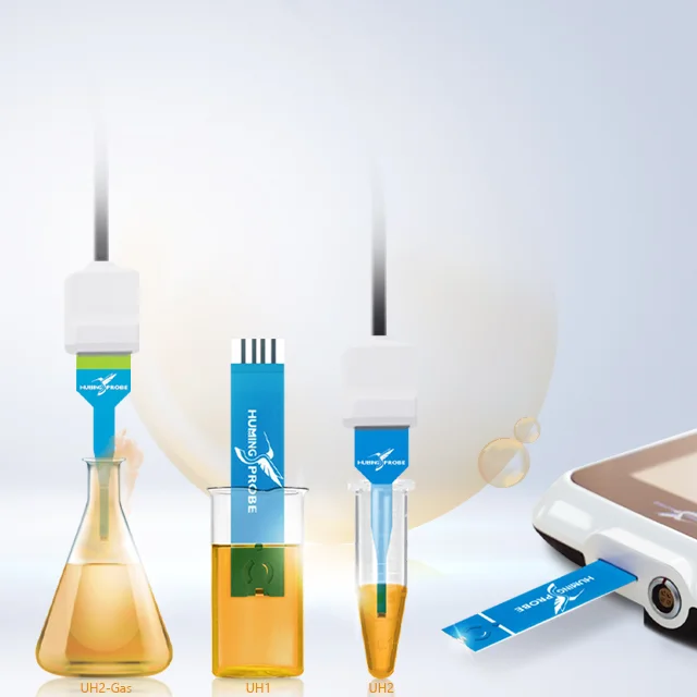 Different models of calibration-free micro disposable pH electrodes Humming Probe UltraE